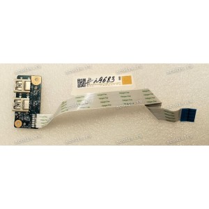USB board & cable HP 250 G3, 2xUSB 2.0 (p/n: 455MKK32L01, ZSO51 NBX0001JX00)