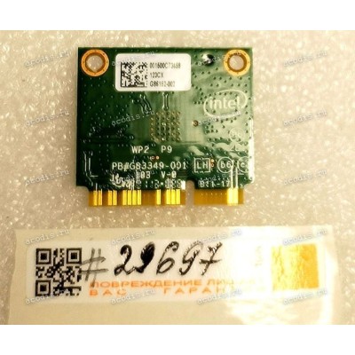 WLAN Mini PCI-E U.FL Intel Wireless-N 7260 WP2_2X2_PCIE_HMC/Bluetooth, model: 7260HMW BN (p/n:145866521)