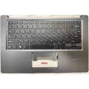Keyboard Digma EVE 14 P416 ES4062EW + topcase XS-27716023 YMS-0186-A-XS VER:A0 SP14613 (Black/Matte/RUO)