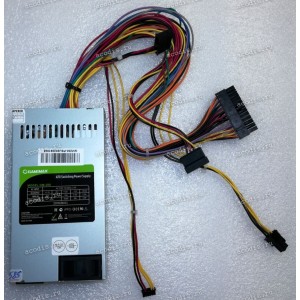 БП Универсальный FlexATX TFX GameMax GM-200-PSU (200 Вт, 80 PLUS Bronze, 20+4 Pin, 2x SATA, Нет PCIe, 1x 4+4 pin CPU, inverter PS 6 pin 4 wires, +3,3V*10A, +5V*12A, +12V*14A, -12V*0,5A, +5Vsb*2,0A) штатный БП моноблока DEPO K24-L5, Prittec K24 L5, K24L5