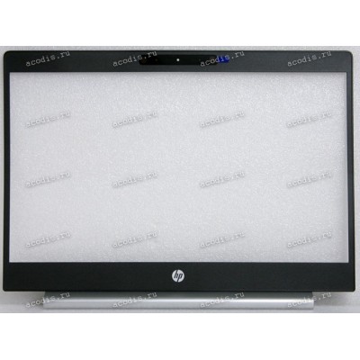 Верх. кр. рамка HP ProBook 445R G6 чёрная матовая (L44561-001, HB1921, EAX8J00201A)