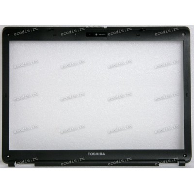 Верх. кр. рамка Toshiba Satellite L300 чёрная матовая (B0247001K10, V000130010)