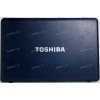 Верхняя крышка Toshiba Satellite C660 синяя (K000116420, AP0IK000340)