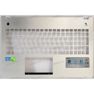 Palmrest Asus N56DP, N56DY серебристая (13GN9J1AM011)