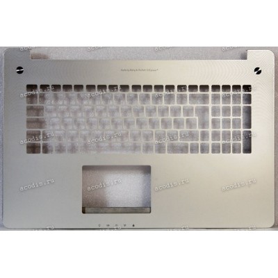 Palmrest Asus N750, N750J серебристый металл (13N0-PTA0211, 13NB0201AM0411)