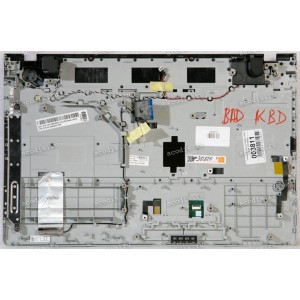 Palmrest Samsung NP300E5A чёрная матовая с НЕРАБОЧЕЙ BAD клавиатурой (BA75-03405C) 
