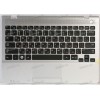 Palmrest Samsung NP305U1A серебристый с НЕРАБОЧЕЙ BAD клавиатурой (BA75-03302D)