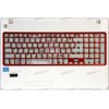 Palmrest Gateway NV52L, NV56R, Packard Bell TV43HC красно-белый (AP0NN000420)