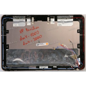 Верхняя крышка HP Pavilion DM4-1000, DM4-2000 серебристая (608208-001, 6070B0441)