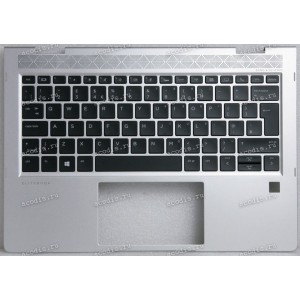 Keyboard HP EliteBook x360 830 G5, 830 G6 (L56442-031, 6070B0153103, L40527-031, 6070B1522901, 6070B1522902, SN9180BL SG-98000-XAA, 6037B0153122, V181726AK1, 6037B01152903, L40528-031) НЕсифицированная чёрная матовая в серебристом топкейсе с подсветкой Keyboard HP EliteBook x360 830 G5, 830 G6 (L56442-031, 6070B0153103, L40527-031, 6070B1522901, 6070B1522902, SN9180BL SG-98000-XAA, 6037B0153122, V181726AK1, 6037B01152903, L40528-031) НЕсифицированная чёрная матовая в серебристом топкейсе с подсветкой
