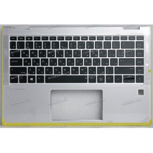 Keyboard HP EliteBook x360 1040 G4, x360 1040 G5, x360 1040 G6 (L66882-251, 6070B1611001, 6037B0158922, 2H-BAZRUI64312, L41041-251, 6037B0149022, 6070B16I1001, L41040-251, 6037B0149122, 2B-BAZ16I600, 2B-BAZ161600)+Topcase чёрная матовая в серебристом топк Keyboard HP EliteBook x360 1040 G4, x360 1040 G5, x360 1040 G6 (L66882-251, 6070B1611001, 6037B0158922, 2H-BAZRUI64312, L41041-251, 6037B0149022, 6070B16I1001, L41040-251, 6037B0149122, 2B-BAZ16I600, 2B-BAZ161600)+Topcase чёрная матовая в серебристом топк