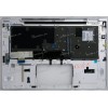 Keyboard HP EliteBook x360 1030 G2 (920484-251, 929985-251, 6070B1063801, 904507-251, HPM16A63SUJ930, 6037B0128122, 102-016A6LHE01, 926608-251, HPM16A63SUJ9301, 6037B0131122)+Topcase чёрная матовая в серебристом топкейсе русифицированная с подсветкой HPI 