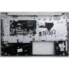Keyboard HP ProBook 15 450 G8 (M21742-251, SG-A4310-XAA, SIKAEX8Q7032101120062, SN6195BL)+Topcase чёрная матовая в серебристом топкейсе русифицированная с подсветкой