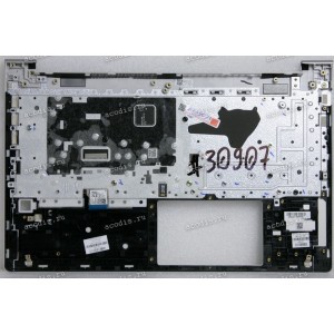 Keyboard HP ProBook 15 450 G8 (M21742-251, SG-A4310-XAA, SIKAEX8Q7032101120062, SN6195BL)+Topcase чёрная матовая в серебристом топкейсе русифицированная с подсветкой