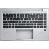 Keyboard HP ProBook 440 G8, G9, G10, 445 G8, G9, G10 (M23770-251, DD2171, SP5CD12700PL, 4BX8QTATPB0)+Topcase чёрная матовая в серебристом топкейсе русифицированная БЕЗ подсветки Keyboard HP ProBook 440 G8, G9, G10, 445 G8, G9, G10 (M23770-251, DD2171, SP5CD12700PL, 4BX8QTATPB0)+Topcase чёрная матовая в серебристом топкейсе русифицированная БЕЗ подсветки