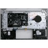 Keyboard HP ProBook 440 G8, G9, G10, 445 G8, G9, G10 (M23769-251)+Topcase чёрная матовая в серебристом топкейсе русифицированная С подсветкой