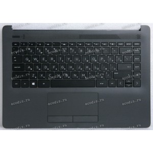 Keyboard HP 240 G7 (L44060-251, 6070B1306305, L15600-251, L23239-251, 6037B0145722, SB550A-73H0, 2H1719-05330D) русифицированная чёрная матовая в тёмном топкейсе SPS-TOP COVER DAS W/TP W/KB JTB RUSS Keyboard HP 240 G7 (L44060-251, 6070B1306305, L15600-251, L23239-251, 6037B0145722, SB550A-73H0, 2H1719-05330D) русифицированная чёрная матовая в тёмном топкейсе SPS-TOP COVER DAS W/TP W/KB JTB RUSS