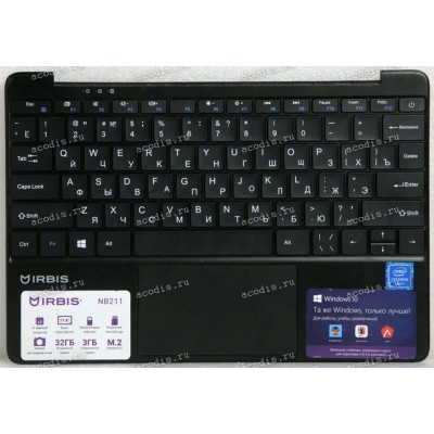 Keyboard Irbis NB211 чёрная, русифицированная +Topcase