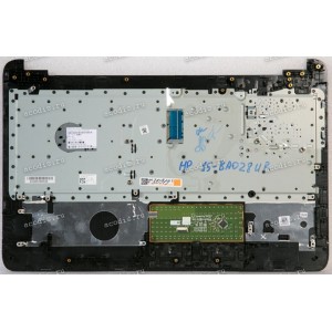 Keyboard HP Pavilion 15-BA028UR  серебристая русифицированная (PK131O23A05, AP1O2000320)+Topcase