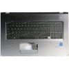 Keyboard HP Pavilion 17-E  серебристая русифицированная, нет 1 кнопки (EAX18006010, V150646D, 809302-251)+Topcase