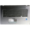 Keyboard HP Pavilion 17-E серебристая русифицированная, нет 1 кнопки (EAX18006010, V150646D, 809302-251)+Topcase Keyboard HP Pavilion 17-E серебристая русифицированная, нет 1 кнопки (EAX18006010, V150646D, 809302-251)+Topcase