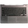 Keyboard Samsung 530U, NP530U4B, NP530U4BL серый металлик, русифицированная (BA75-03719A, VB-005271)