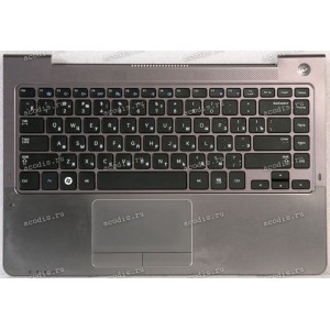 Keyboard Samsung 530U, NP530U4B, NP530U4BL серый металлик, русифицированная (BA75-03719A, VB-005271)