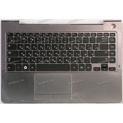 Keyboard Samsung 530U, NP530U4B, NP530U4BL серый металлик, русифицированная (BA75-03719A, VB-005271)