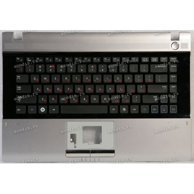 Keyboard Samsung NP-RV420 чёрная клавиатура, серый топ (BA75-02860A)+Topcase 