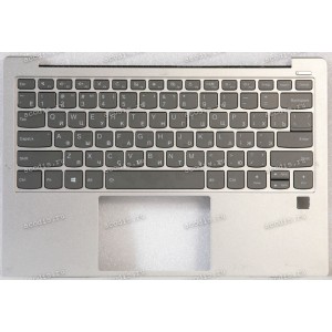 Keyboard Lenovo Yoga S730-13 серый металл,  русифицированная (460.0FD04.0002, 4ZB.0FD02.0015)+Topcase 