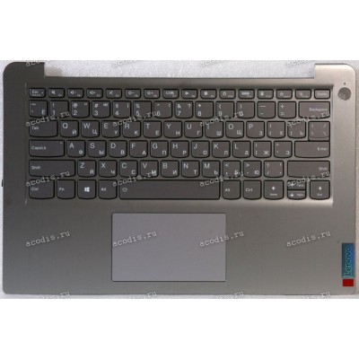 Keyboard Lenovo IdeaPad 3 14ALC6, 14ITL6 черная матовая русифицированная (5CB1B97813, 35067433, AP21M000500, ET21M000310, PR4SB-RU, SN21B40907, LCM19J13SUJ686F, 8SSN21B40907C) +Topcase NBC LV Upper Case ASM_RUS L82H7 AG FP BLD NEW original