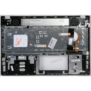 Keyboard Asus N56 серебристый металл, русифицированная (13NB03Z1P02011-1, 13NB03Z1AM0301)+Topcase 