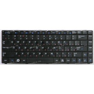 Keyboard Samsung NP-R418, R420, R423, R425, R428, R429, R430, R439, R440, R463, R465, R469, R470, RV408, RV410 (p/n:BA59-02490C) (Black/Matte/RUO)
