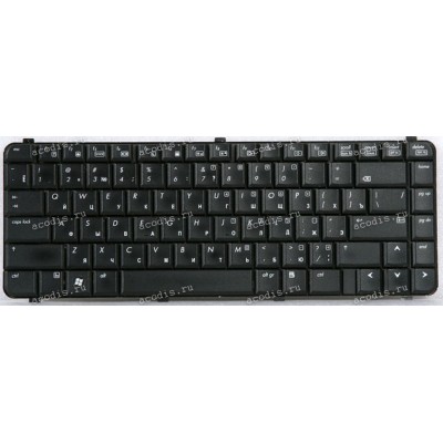 Keyboard HP/Compaq 510, 511, 515, 610, 615, CQ510, CQ511, CQ515, CQ610, CQ615, 6530, 6535 (Black/Matte/RUS)