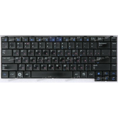 Keyboard Samsung NP-P510, P560, R39, R40, R58, R58+, R60, R60+, R70, R408, R458, R510, R560 (Black/Matte/RUO) чёрн. рус.