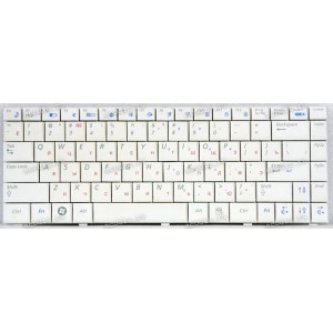 Keyboard Samsung NP-Q320-JS02RU (p/n: BA59-02488C) (White/Matte/RUO) белая матовая русифицированная