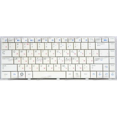 Keyboard Samsung NP-Q320-JS02RU (p/n: BA59-02488C) (White/Matte/RUO) белая матовая русифицированная