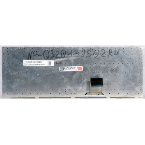 Keyboard Samsung NP-Q320-JS02RU (p/n: BA59-02488C) (White/Matte/RUO) белая матовая русифицированная