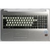 Keyboard HP 15-AY 116TX  чёрная в серебристом топкейсе, thai (AM1EM000310, V151802AS3, 7J1690)+Topcase