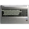 Keyboard HP 15-AY 116TX чёрная в серебристом топкейсе, thai (AM1EM000310, V151802AS3, 7J1690)+Topcase Keyboard HP 15-AY 116TX чёрная в серебристом топкейсе, thai (AM1EM000310, V151802AS3, 7J1690)+Topcase
