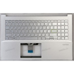 Keyboard Asus X521EQ-8E серебристая русифицированная (90NB0SE1-R31RU0)+Topcase