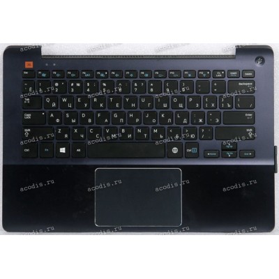 Keyboard Samsung NP730U3E-K001RU + topcase (p/n: BA75-04619C, BA59-03688C) (DarkBlue/Matte/RUO) в тёмносинем топкейсе русифицированная UNIT-HOUSING_TOP;MIRANDA-13H,SEC,AL5052