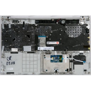 Keyboard Samsung NP700Z5 чёрная в сером металлике,  русифицированная  (BA75-03347C)+Topcase