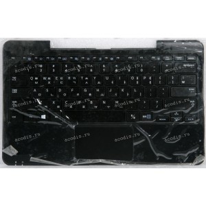 Keyboard Samsung XE500T1C чёрная, русифицированная (BA75-04156B)+Topcase Keyboard Samsung XE500T1C чёрная, русифицированная (BA75-04156B)+Topcase