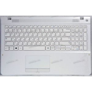 Keyboard Samsung NP370R5E 15.6" белая русифицированная  (BA75-04478C, BA5903682)+Topcase