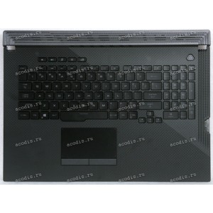 Keyboard Asus G731GU-1A чёрная матовая, нерусифицированная (90NR01T1-R31UI0, 13N1-9BA0711)+Topcase