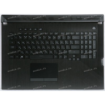 Keyboard Asus G731GU-1B чёрная матовая, русифицированная (90NR01T2-R31RU0, 13N1-9BA0801)+Topcase