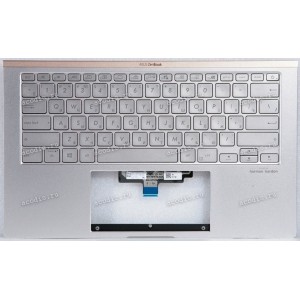 Keyboard Asus UX434FA-2S90NB0MQ6-R31RU0 серебристая, русифицированная (90NB0MQ6-R31RU0)+Topcase Keyboard Asus UX434FA-2S90NB0MQ6-R31RU0 серебристая, русифицированная (90NB0MQ6-R31RU0)+Topcase