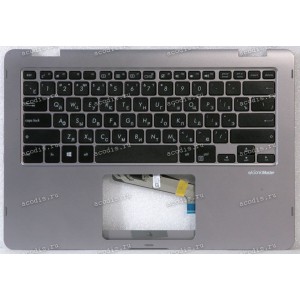 Keyboard Asus TP401MA-1A серый металлик, русифицированная (90NB0IV1-R31RU0, 13N1-33A0121)+Topcase