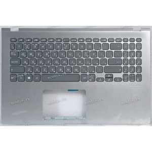 Keyboard Asus X509JB-1S серебристая русифицированная (90NB0QD1-R32RU0, 39XKPTAJN70)+Topcase
